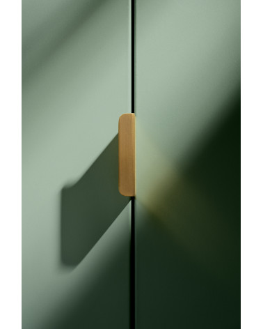 Tirador de mueble de latón ELSE EDGE tirador de diseño colocado verticalmente