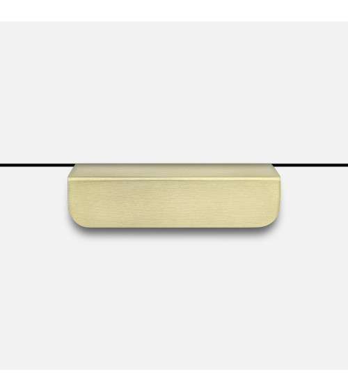 Tirador de mueble oro mate EDIT EDGE tirador de diseño