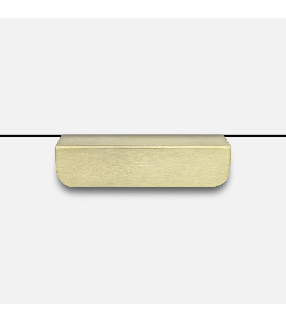 Tirador de mueble oro mate EDIT EDGE tirador de diseño