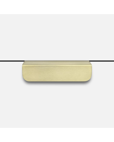Tirador de mueble oro mate EDIT EDGE tirador de diseño