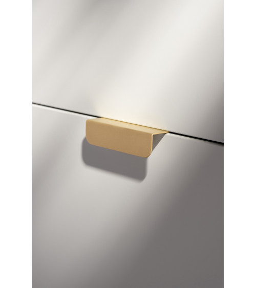 Tirador de mueble oro mate EDIT EDGE tirador de diseño