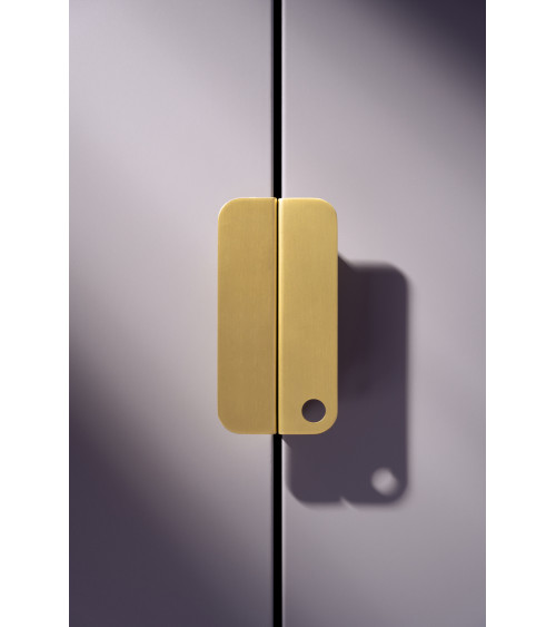 Tirador de mueble oro mate EDIT EDGE tirador de diseño