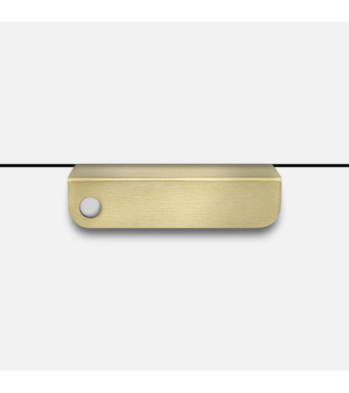 Tirador de mueble de latón EDIT O tirador de diseño