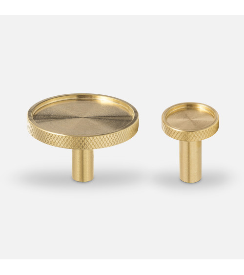 Botón de mueble de latón VERA S tirador de diseño