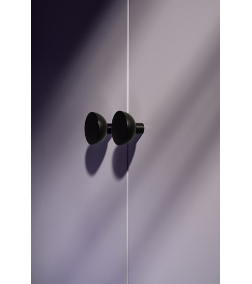 Botón de mueble negro LUNA M tirador de diseño