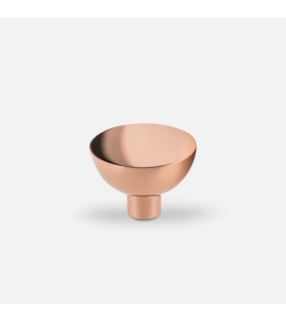 Tirador de mueble de cobre LUNA M diseño
