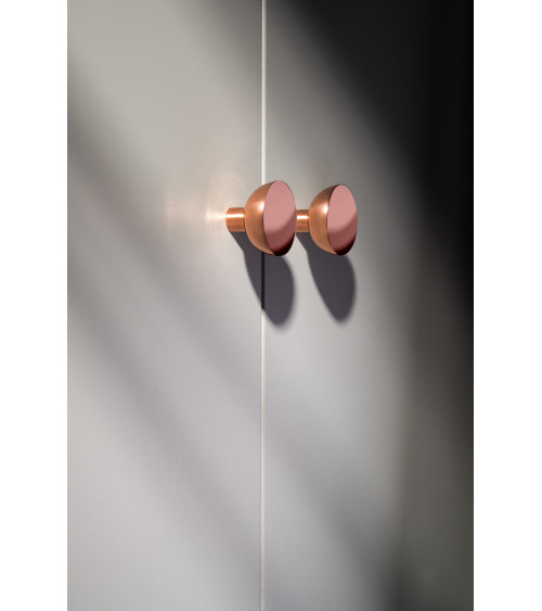 Tirador de mueble de cobre LUNA M diseño