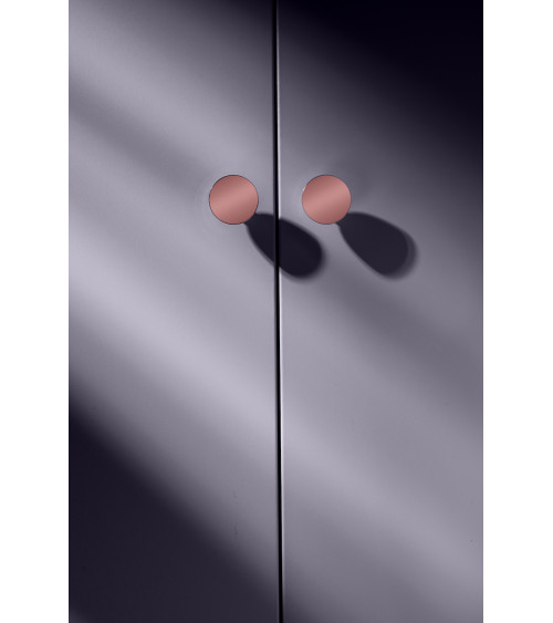 Tirador de mueble de cobre LUNA M diseño