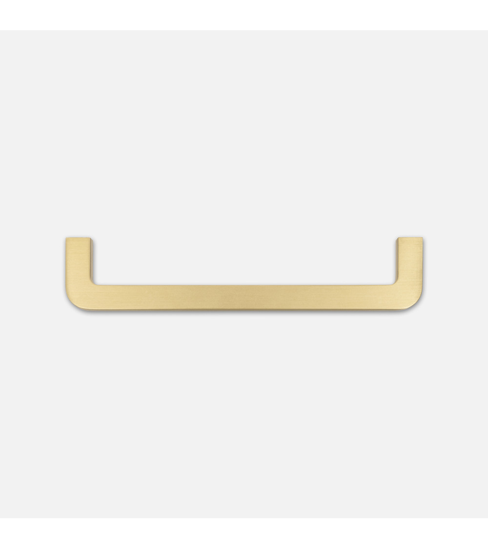 Tirador de mueble en latón cepillado ISA diseño