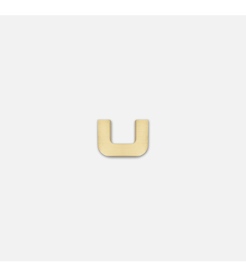 Tirador de mueble oro pulido ISA XS tirador de diseño