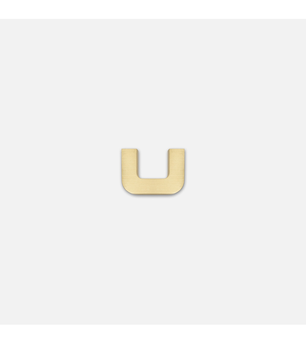 Tirador de mueble oro pulido ISA XS tirador de diseño