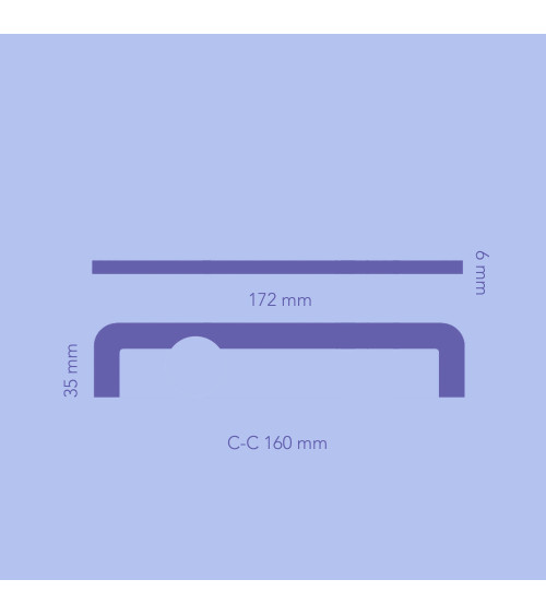 Tirador de mueble en latón ISA DOT tirador de diseño