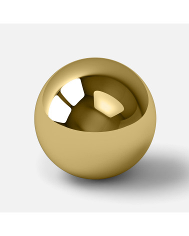 Botón de mueble dorado pulido ODETE tirador de diseño
