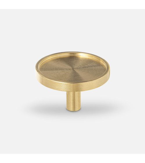 Botón de mueble de latón INA tirador de diseño