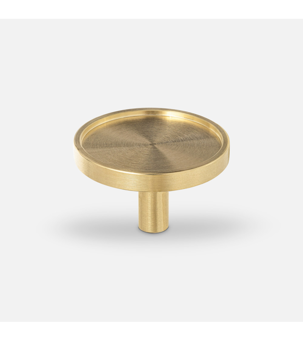 Botón de mueble de latón INA tirador de diseño
