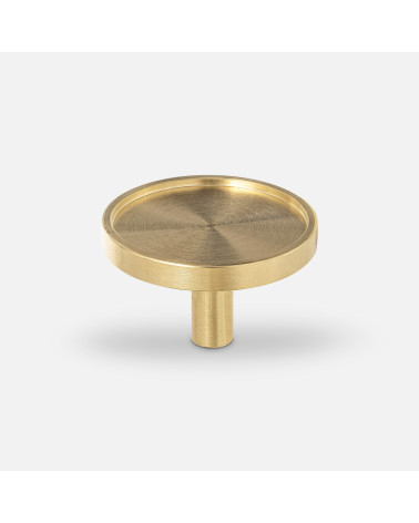 Botón de mueble de latón INA tirador de diseño