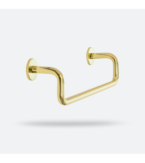 Tirador de mueble oro pulido AVA M barnizado tirador de diseño