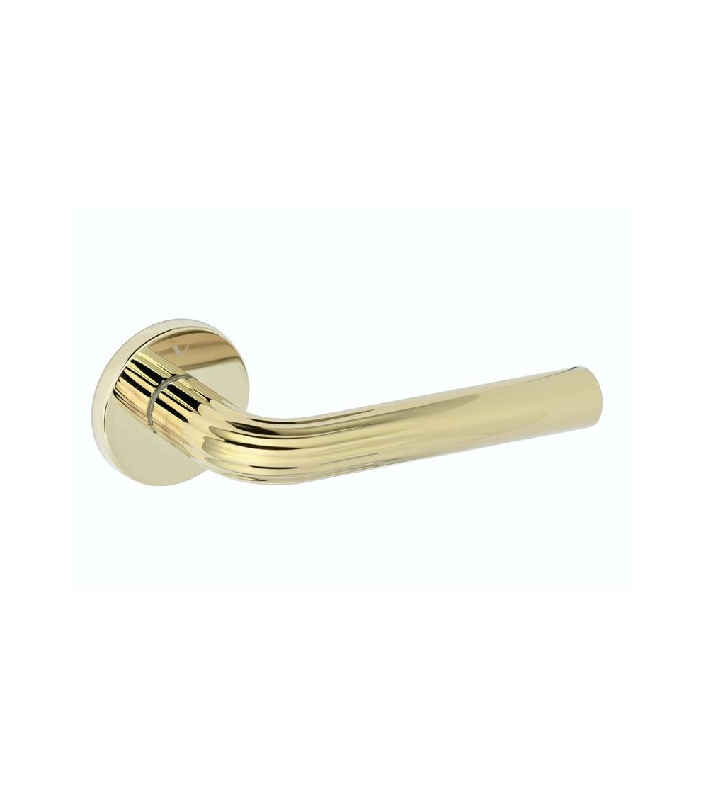 Manija de puerta oro pulido Frella manilla de diseño