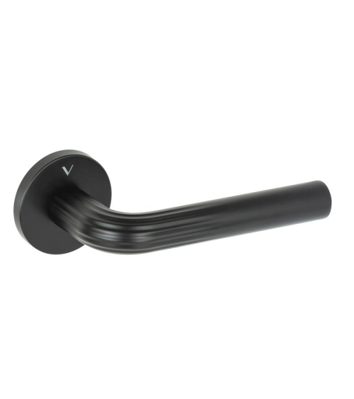 Manija de puerta negra Frella manilla de diseño