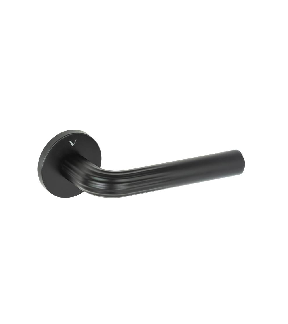 Manija de puerta negra Frella manilla de diseño