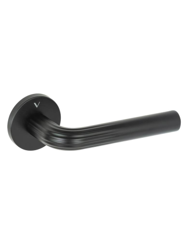 Manija de puerta negra Frella manilla de diseño