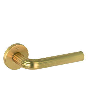 Manija de puerta oro satinado Frella manilla de diseño