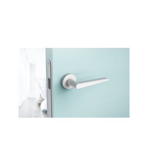 Manecilla de puerta blanca Arrow herraje design