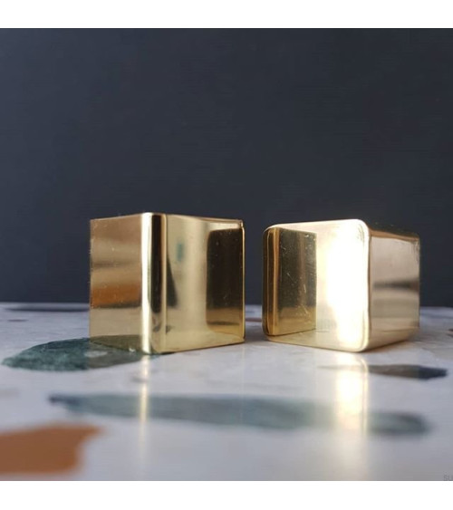 Botón de mueble en latón LANA S tirador de diseño