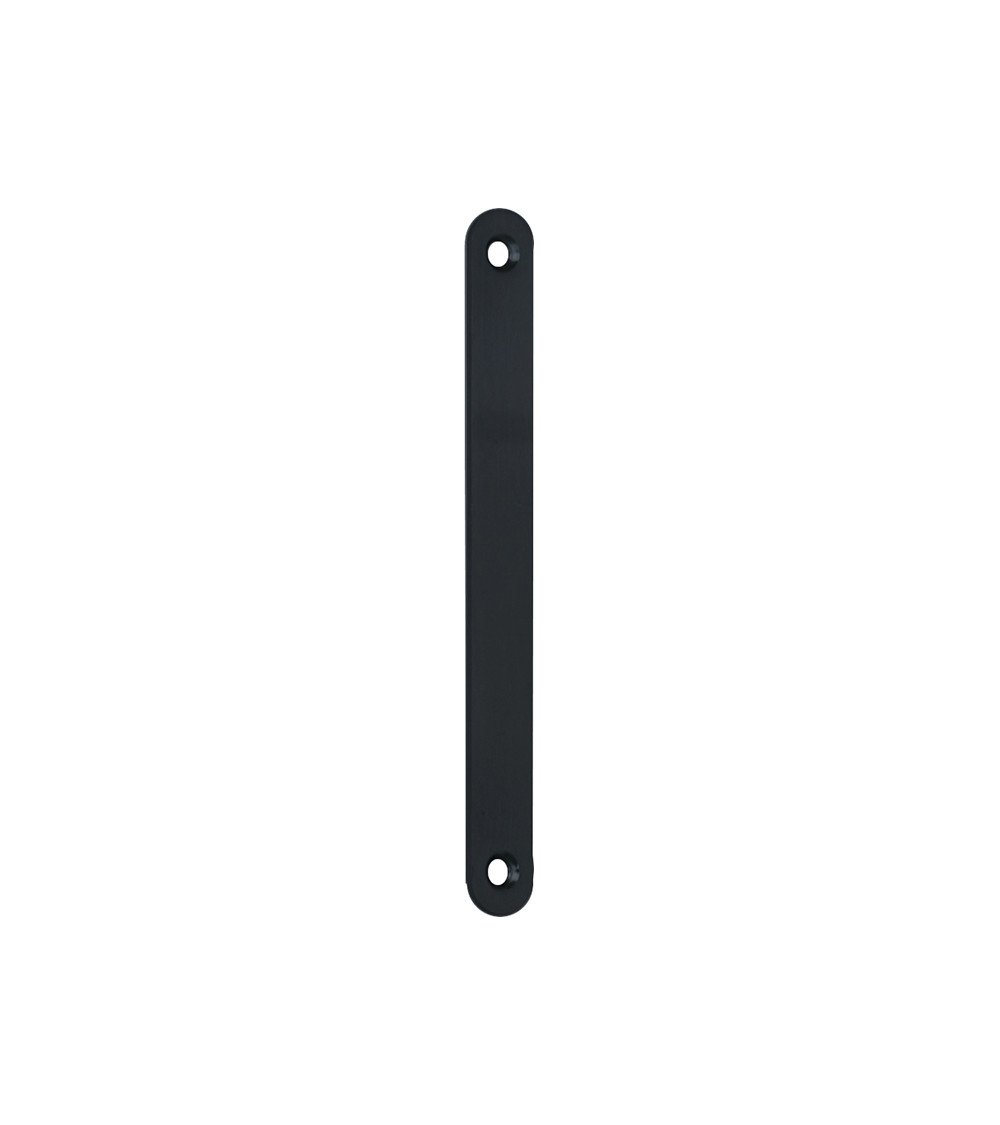 Placa para puerta corredera color negro mate