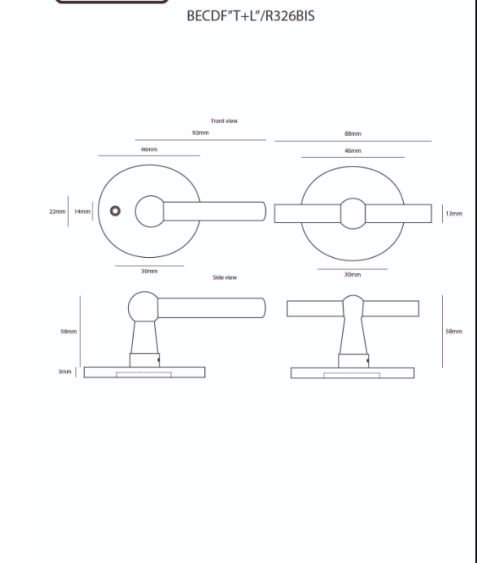 Tirador de puerta óxido vertical de hierro BECDF - tirador de diseño