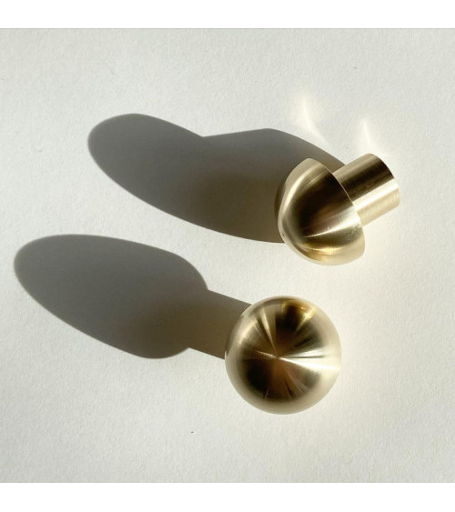 Botón de mueble en latón modelo 03 tirador de diseño