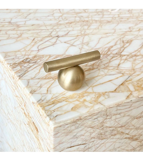 Botón de mueble en latón modelo 04 tirador de diseño