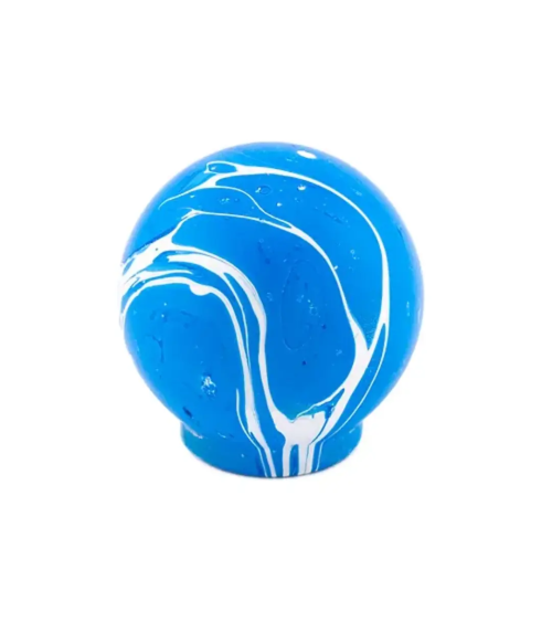 Botón de mueble de madera de haya Azul Azur tirador de diseño