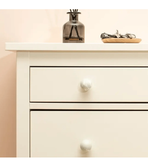 Botón de mueble de madera de haya Mistel, tirador de diseño