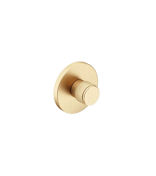 Roseta texturizada oro mate Time diseño de tirador