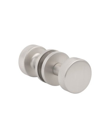 Botón de puerta níquel satinado TUJA tirador de diseño
