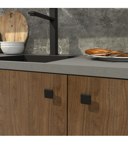 Tirador de mueble negro NOX diseño