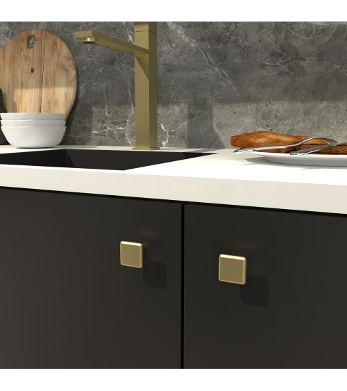 Tirador de mueble oro mate NOX diseño