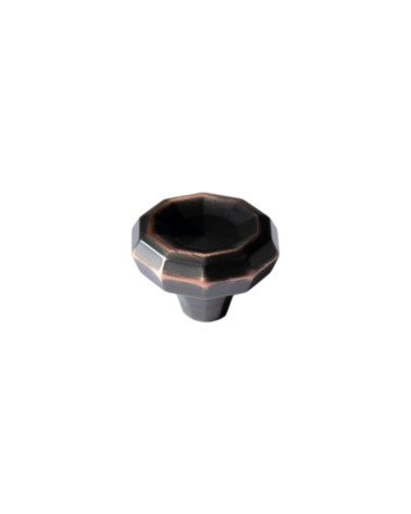 Botón de mueble bicolor bronce y cobre CAMPANA tirador de diseño