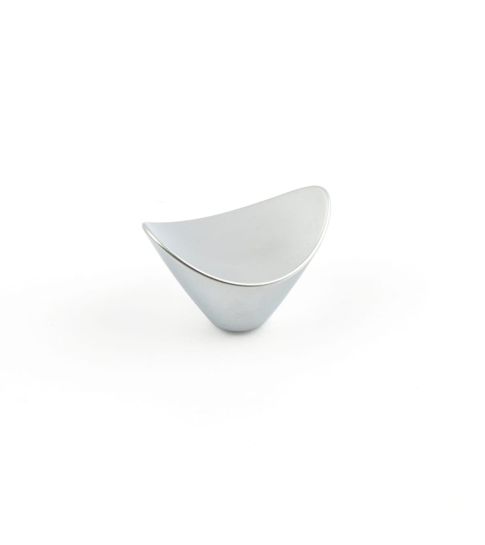 Botón de mueble cromo satinado DIUNA tirador de diseño