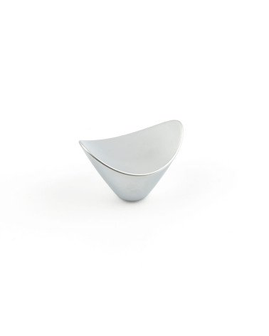 Botón de mueble cromo satinado DIUNA tirador de diseño