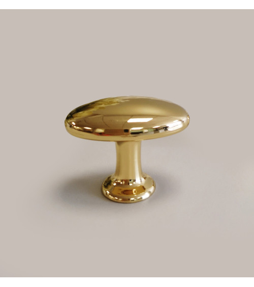 Botón de mueble oro pulido NAPOLI tirador de diseño