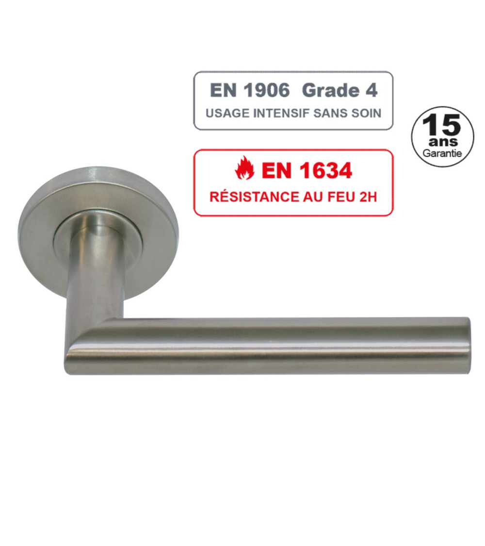 Manivela de puerta ALTESSE en acero inoxidable 304 Grado 4 resistente al fuego