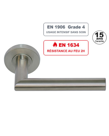 Manivela de puerta ALTESSE en acero inoxidable 304 Grado 4 resistente al fuego