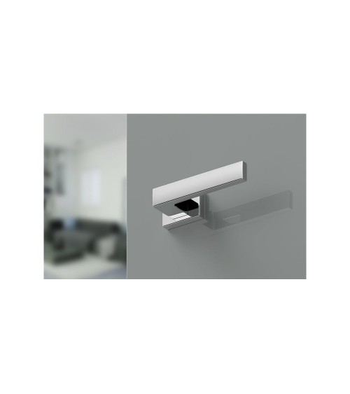 Tirador de puerta cromo pulido Focus diseño