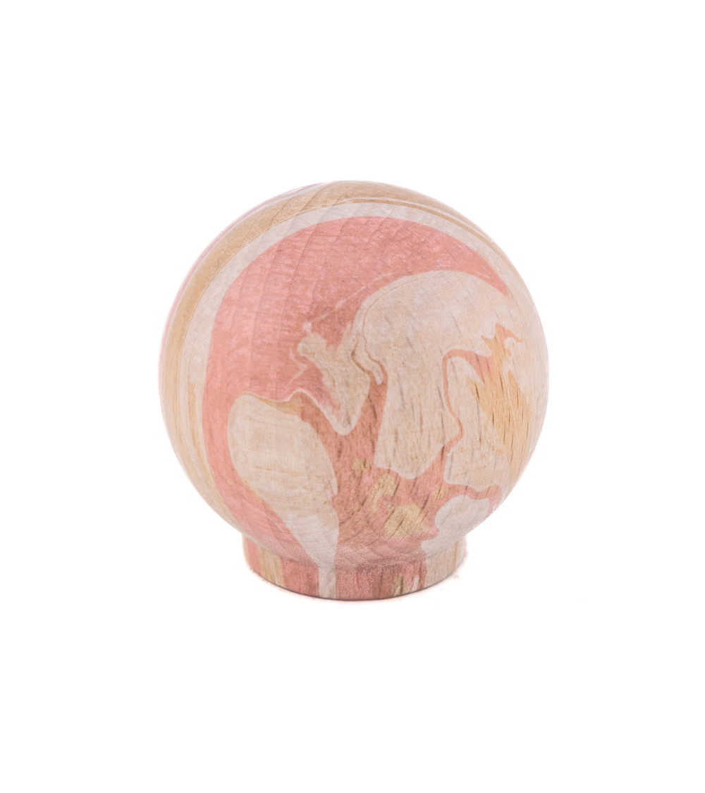 Botón de mueble en madera de haya Rosa Ebru
