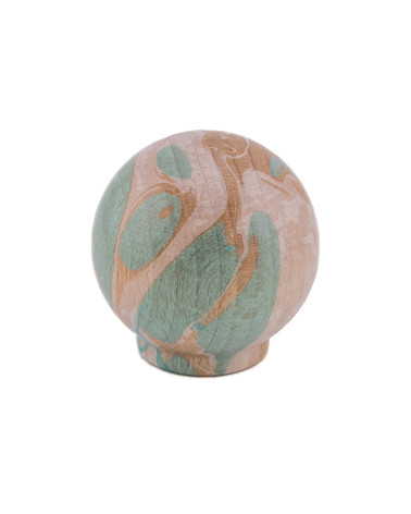 Botón de mueble en madera de haya Aqua Ebru