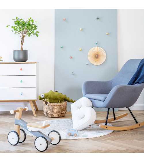 Botón de mueble de madera de haya El paraíso de las calabazas Ebru