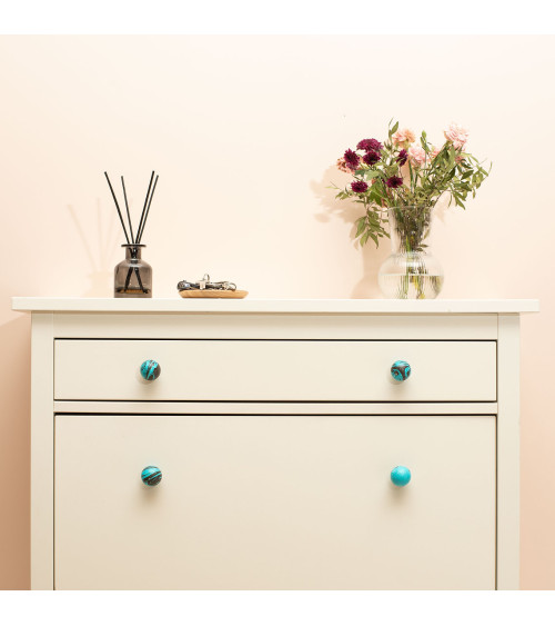 Botón de mueble de madera de haya gloria de la mañana Ebru