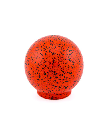 Pomo de mueble en madera de haya rojo y negro Mezcla